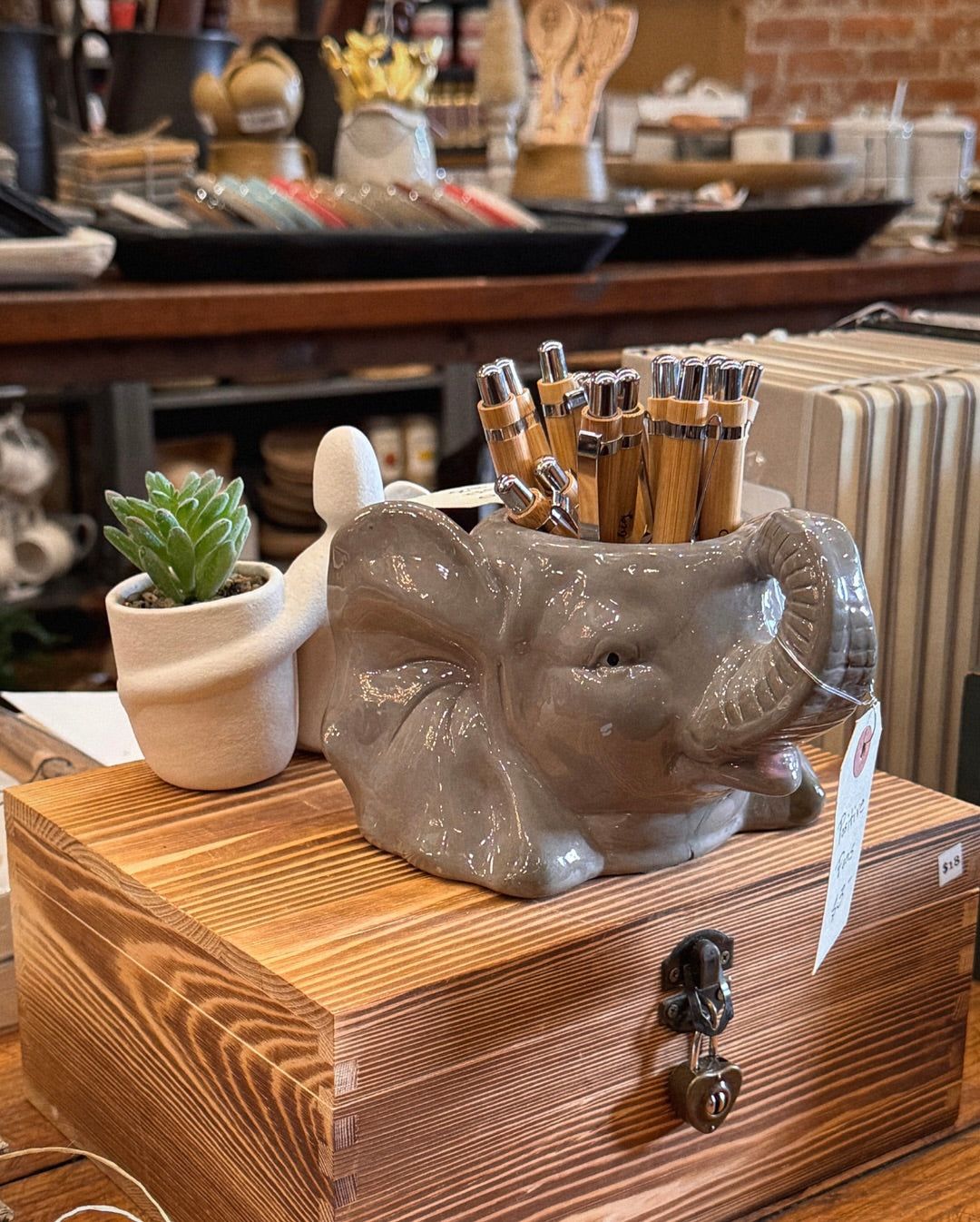 Ceramic Planter Elephant
