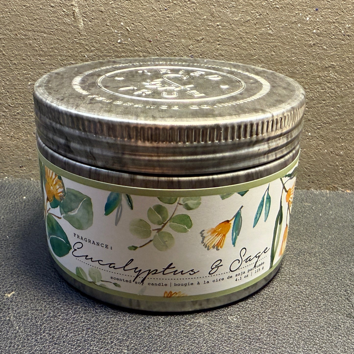 Candle 4oz Tin