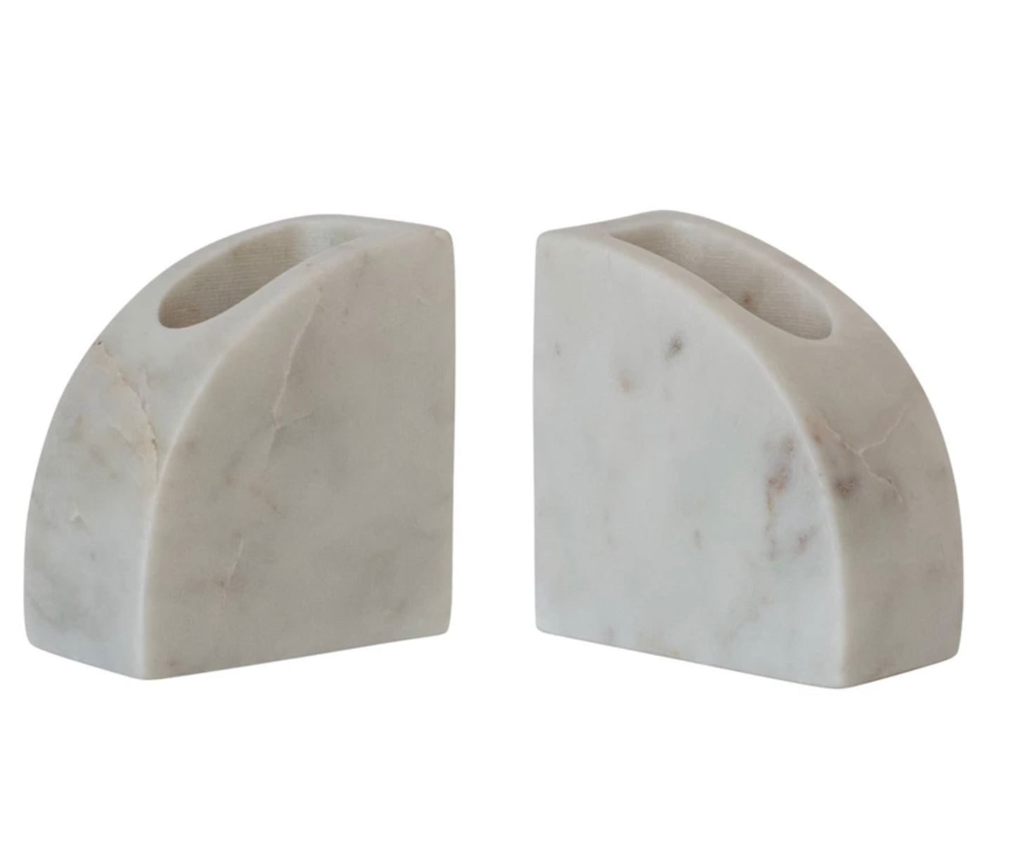 Marble Bookends
