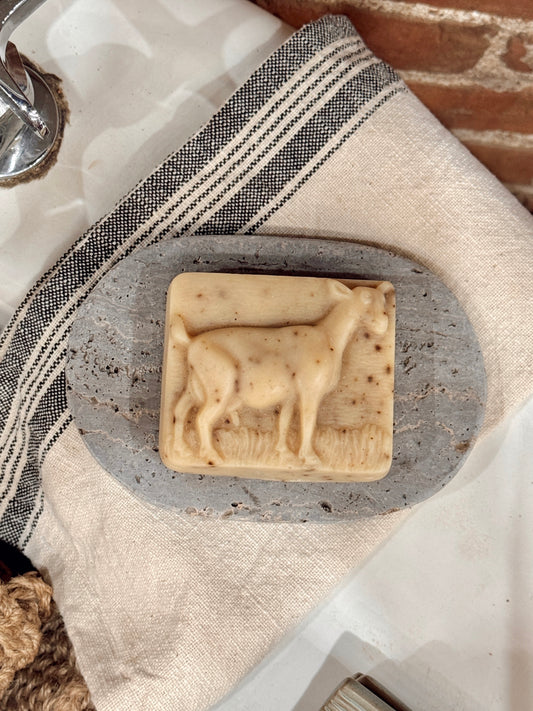 Soap Dish Oval Stoneware