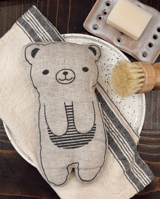 Natural Lavender Bear Neck Wrap