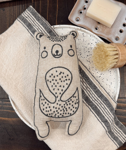 Natural Lavender Bear Neck Wrap