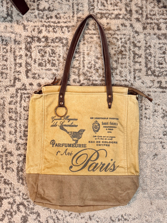 Canvas Tote Bag Paris