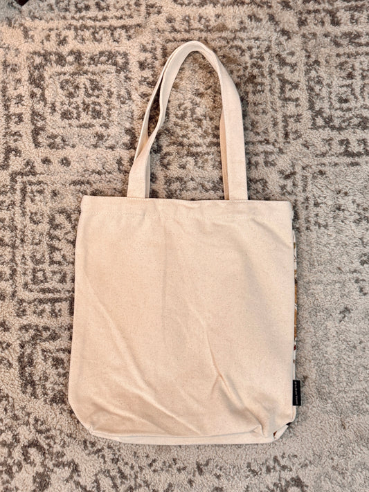 Canvas Small Floral Tote Bag