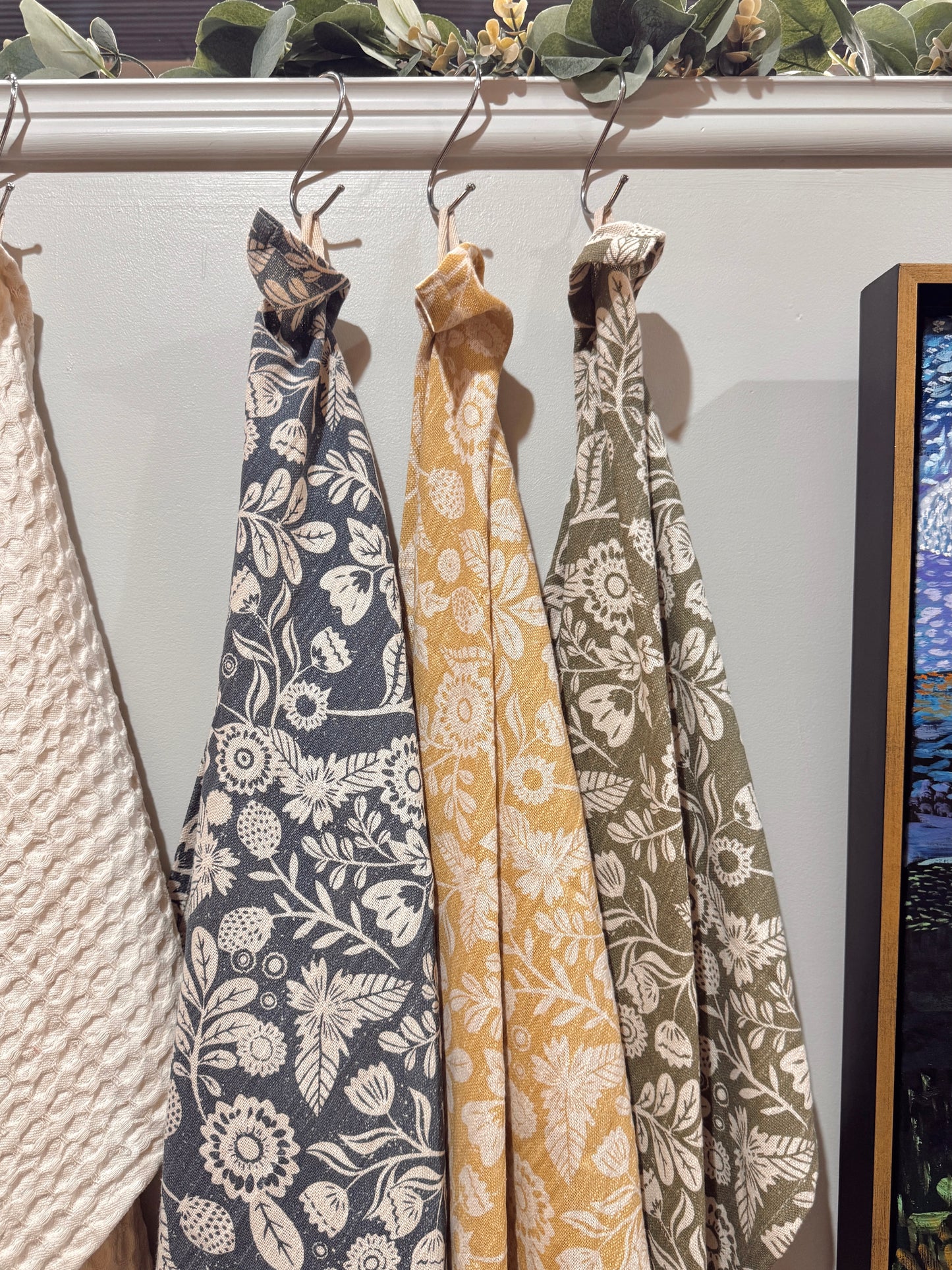 Dish Towel Floral Print