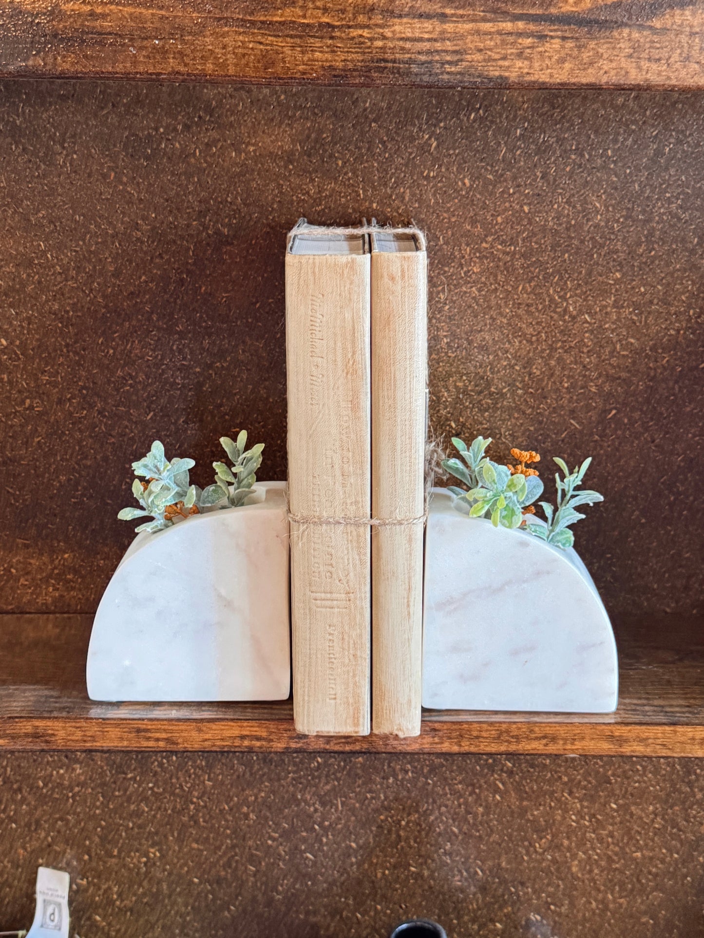 Marble Bookends