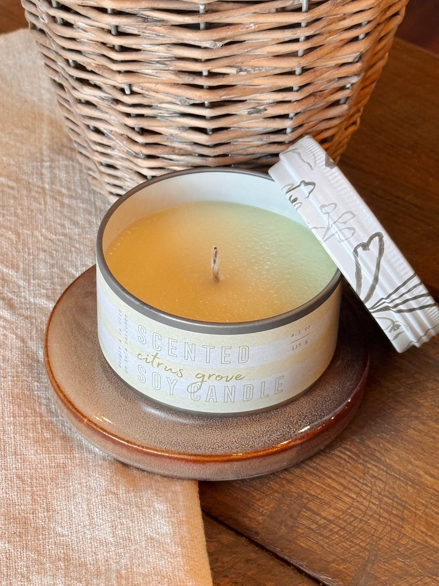 Candle 4oz Tin
