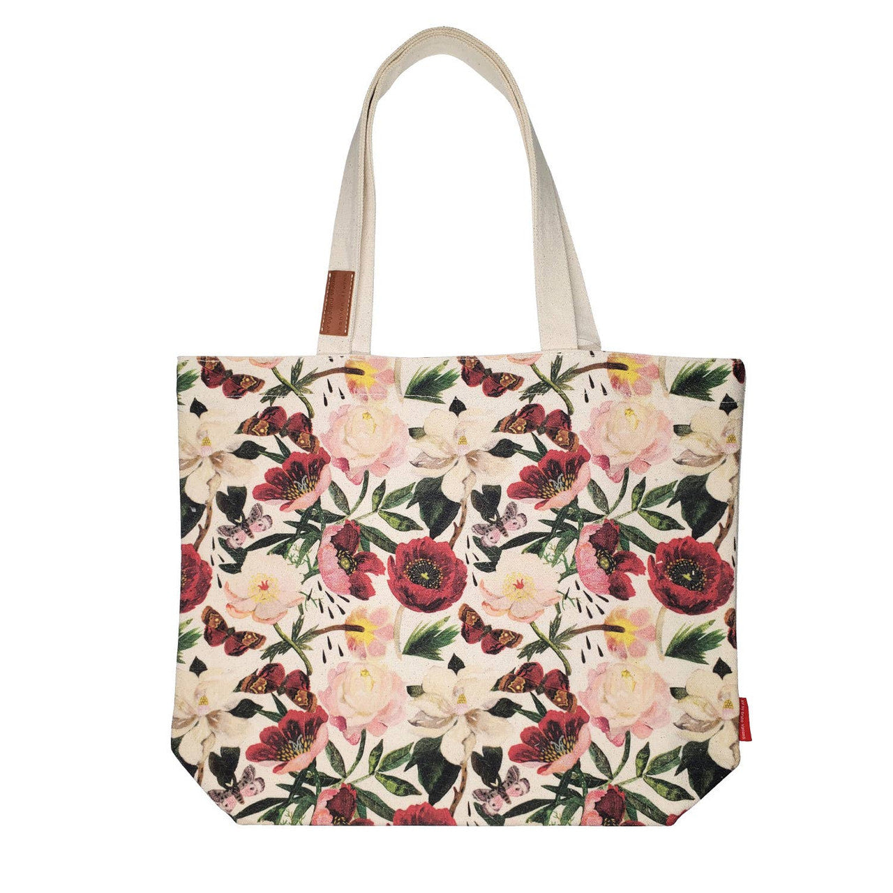 Canvas Large Floral Tote Bag