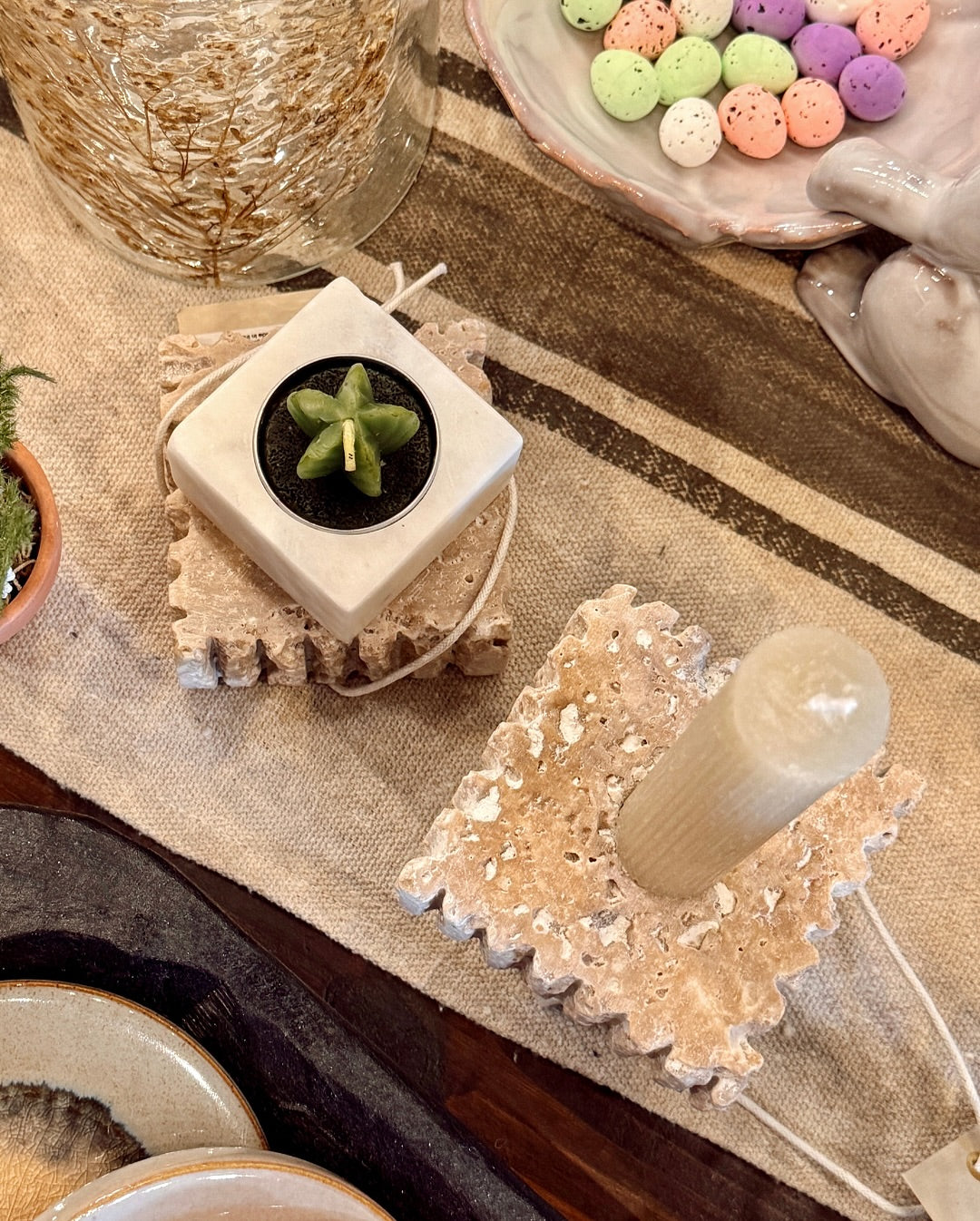 Tea Light & Taper Holder