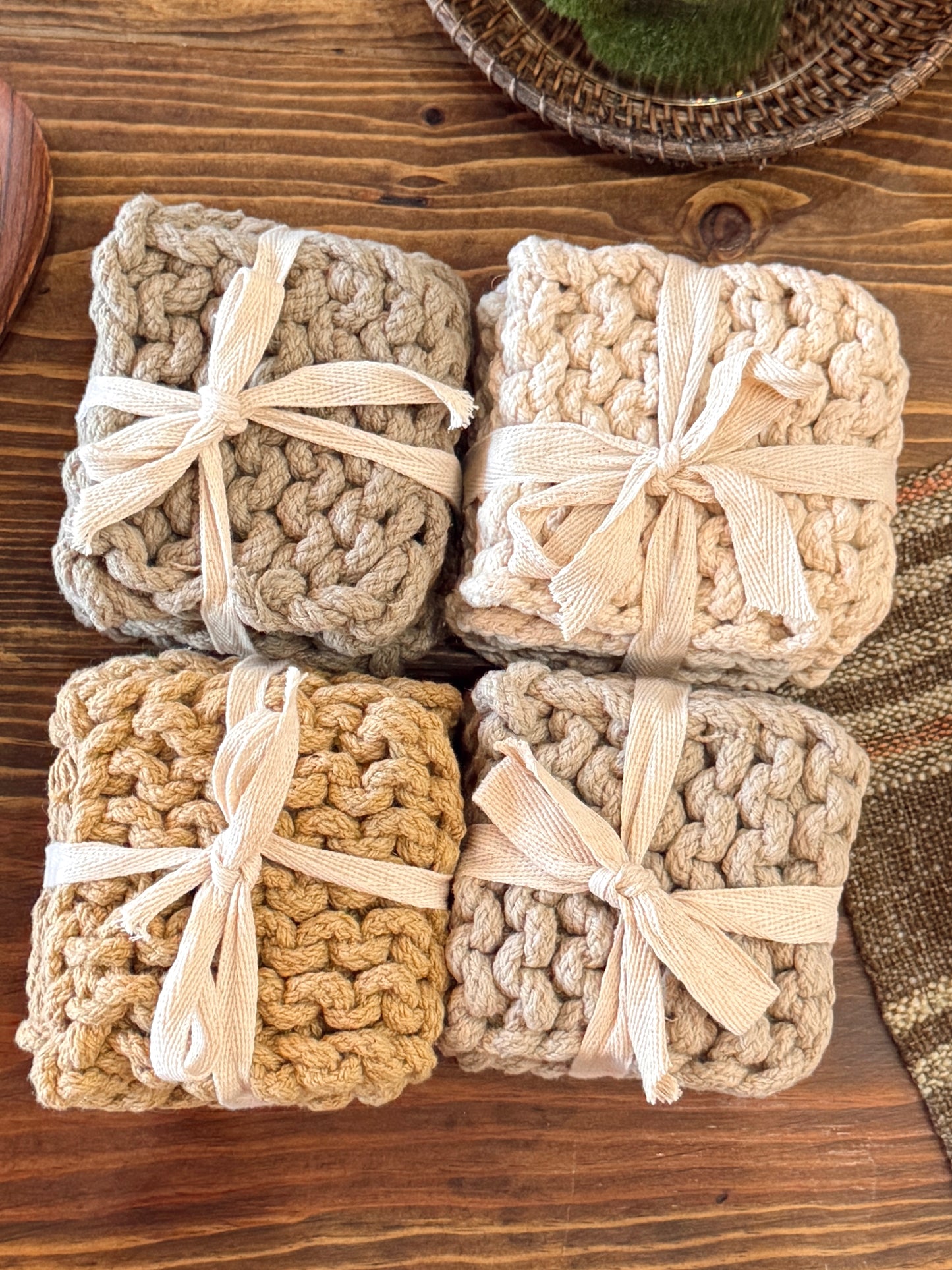 Crochet Coaster Set