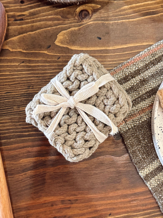 Crochet Coaster Set