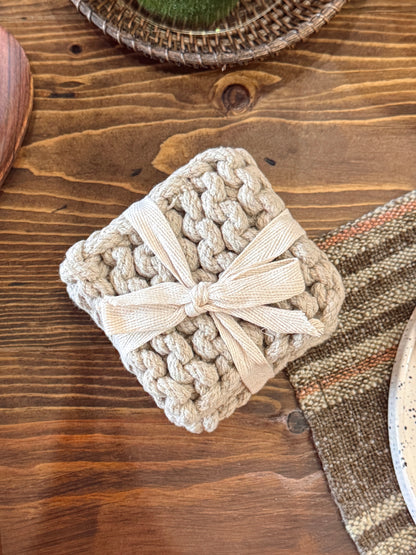 Crochet Coaster Set