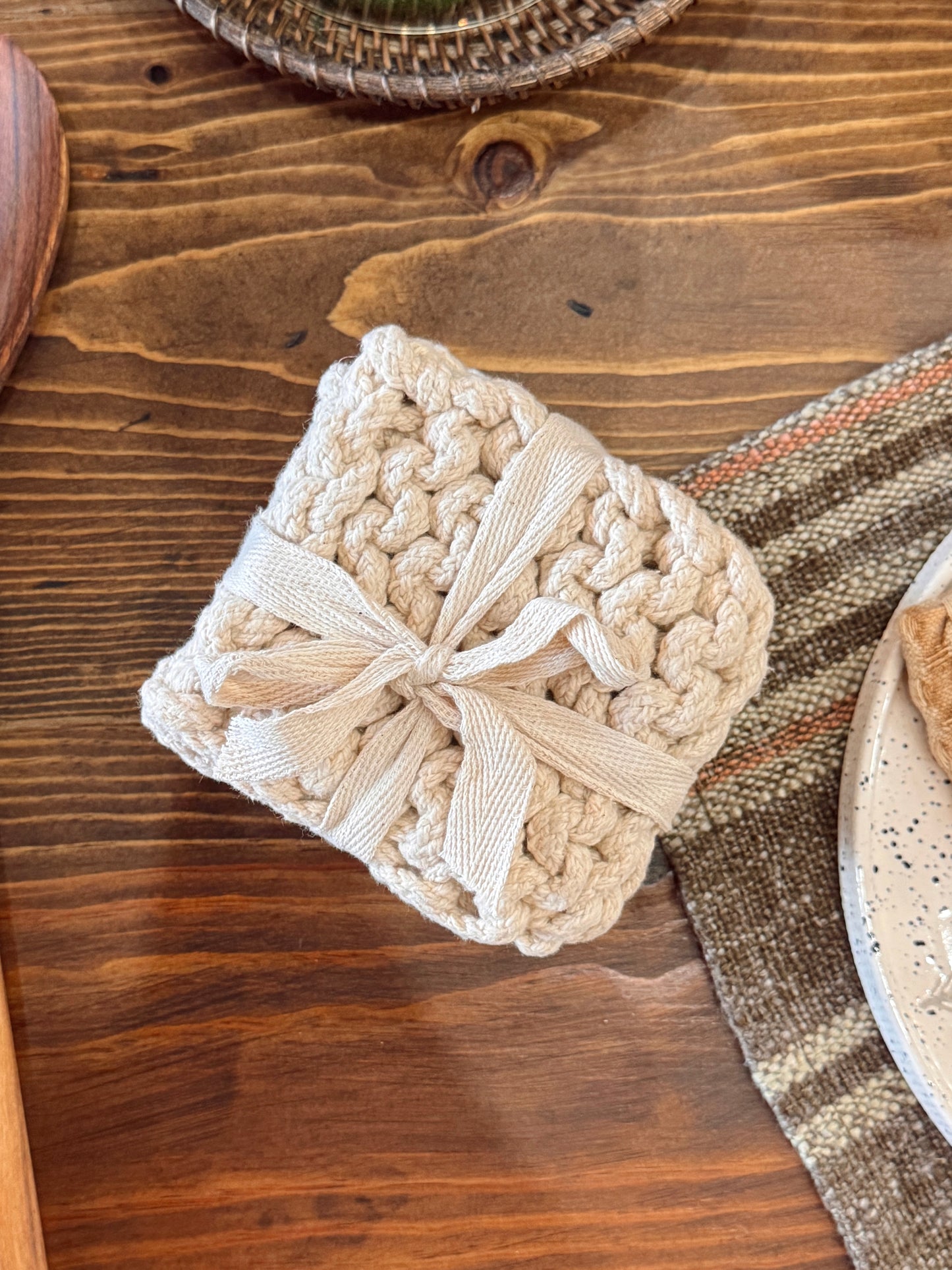 Crochet Coaster Set
