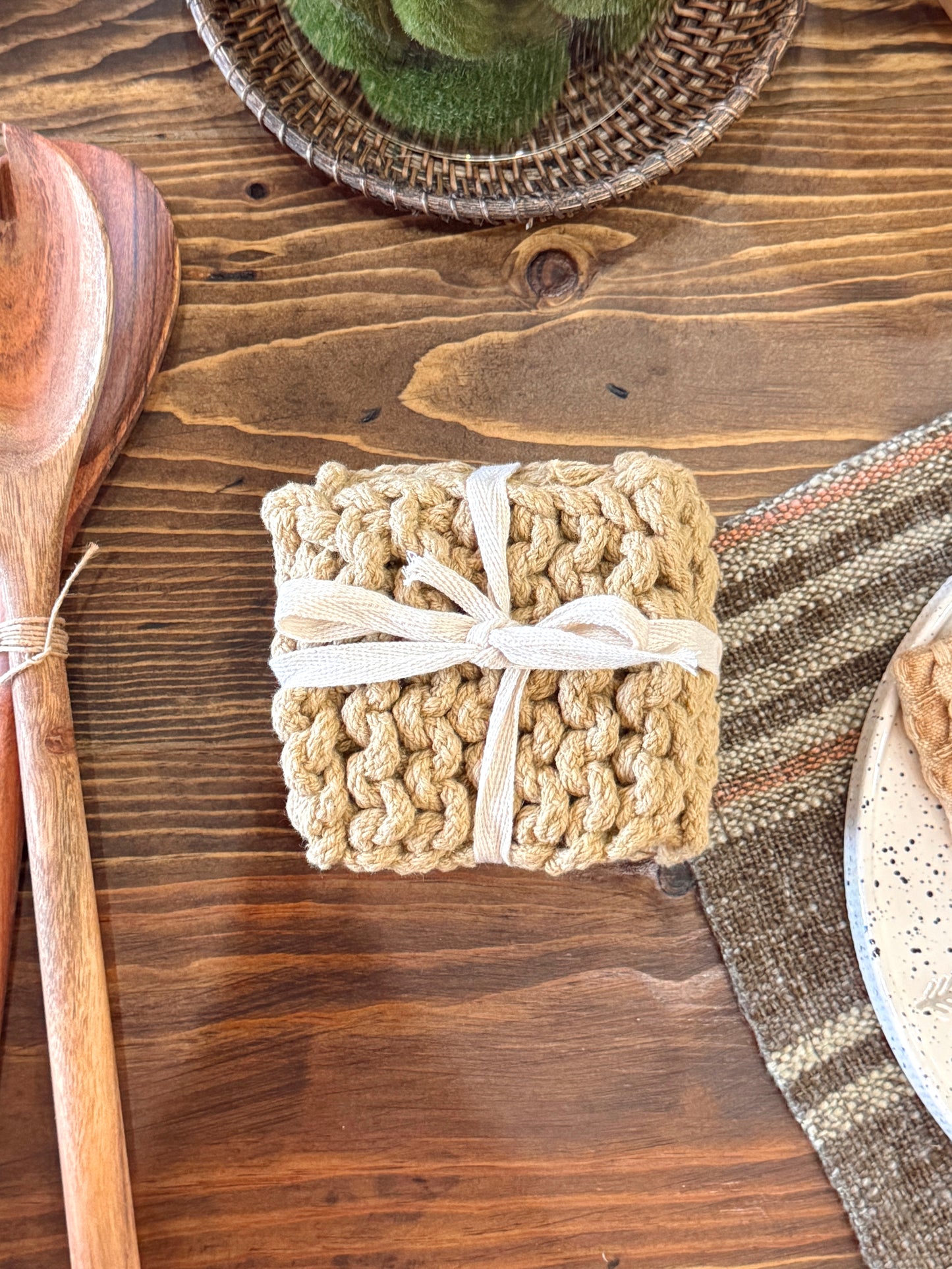 Crochet Coaster Set