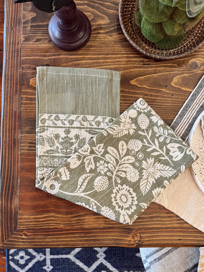 Dish Towel Floral Print