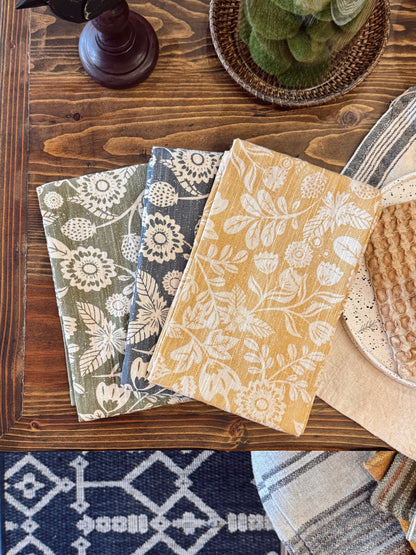 Dish Towel Floral Print