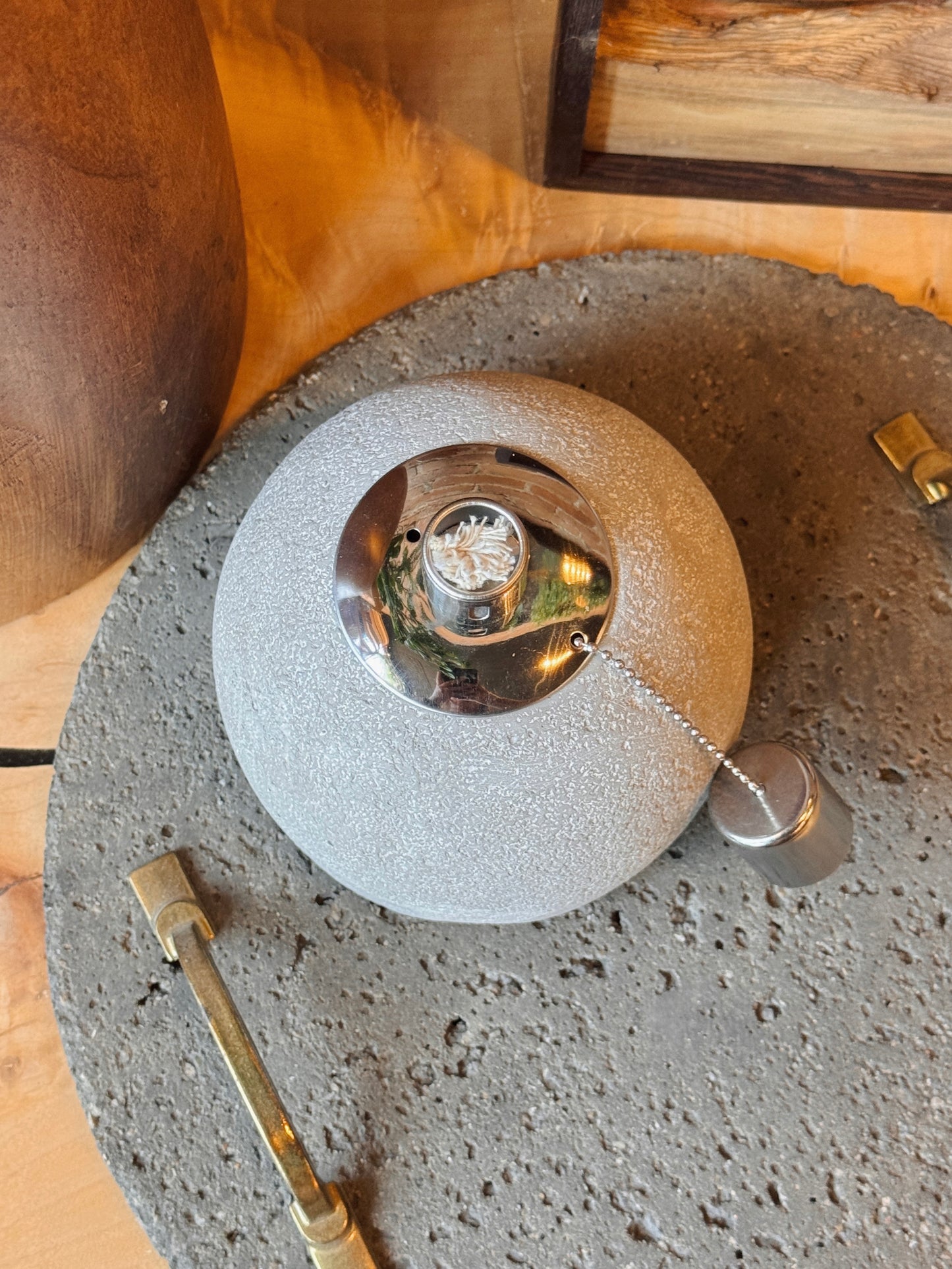 Sandstone Oil Lamp
