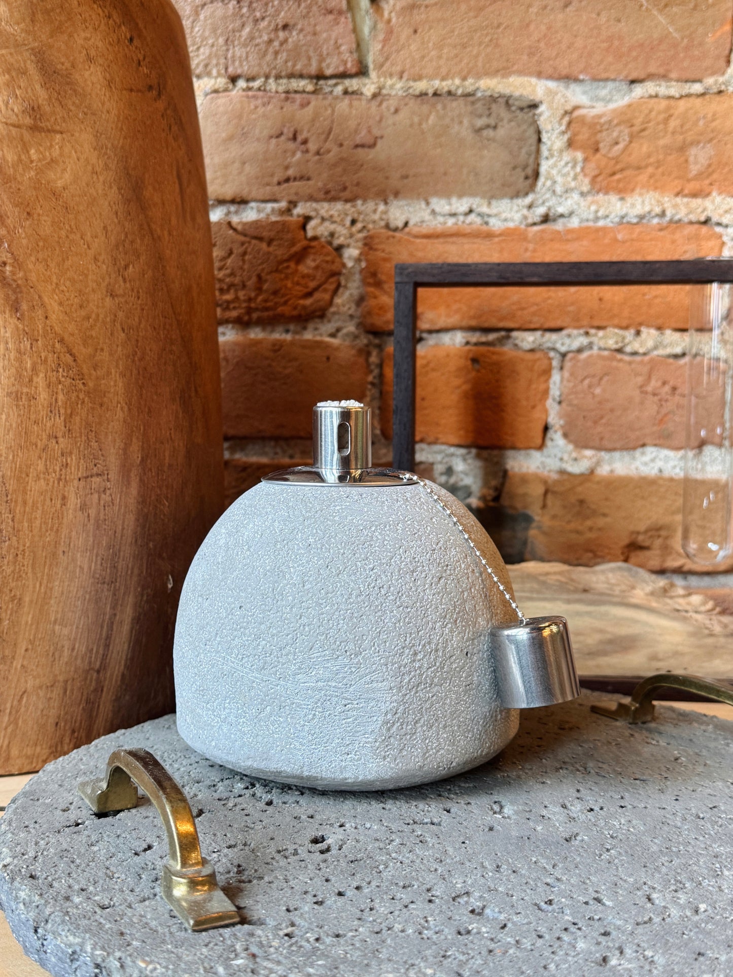 Sandstone Oil Lamp
