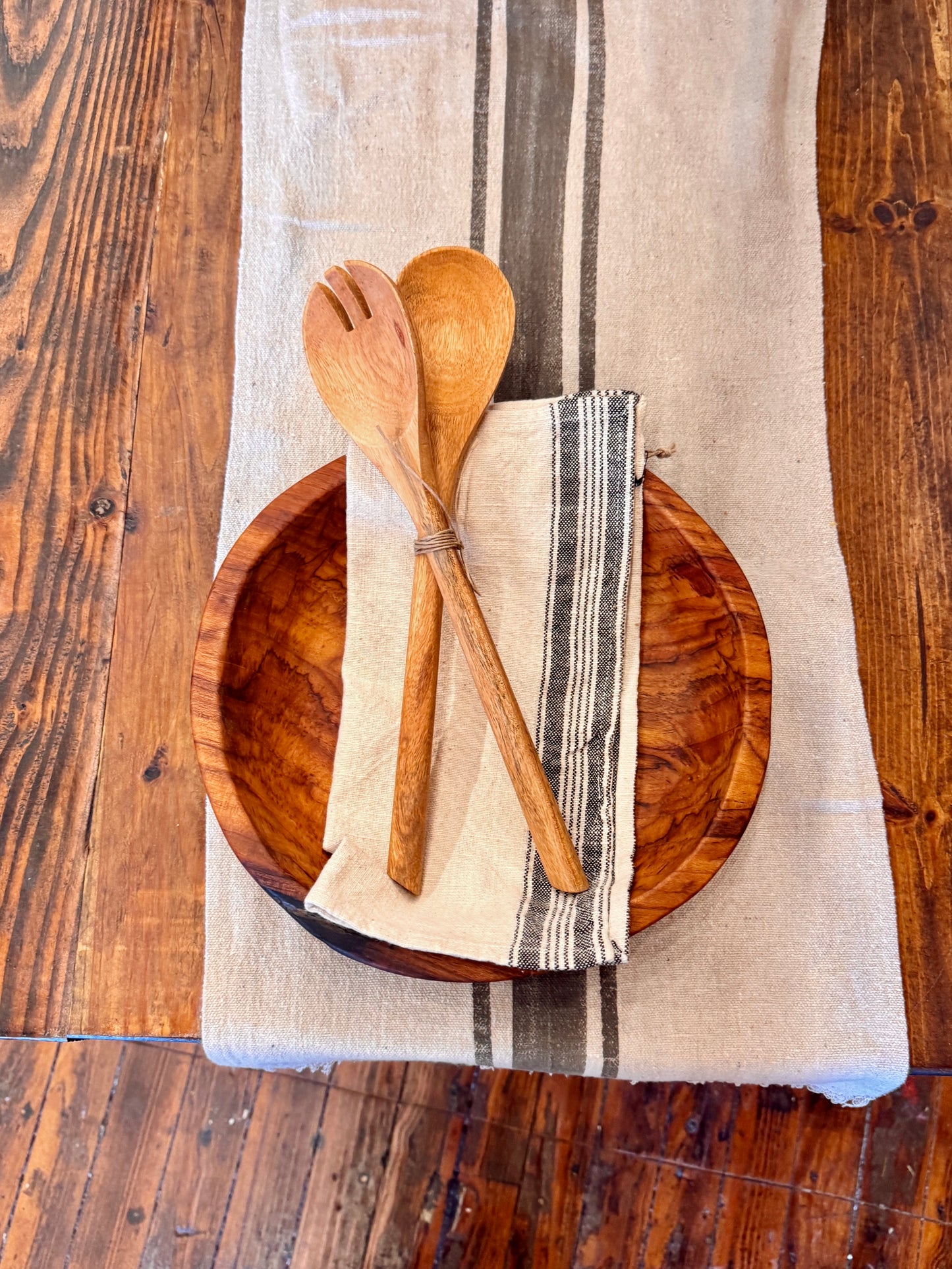 Wood Serving Bowl