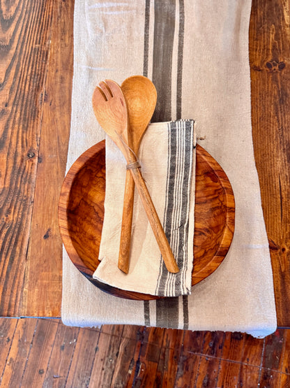 Wood Serving Bowl
