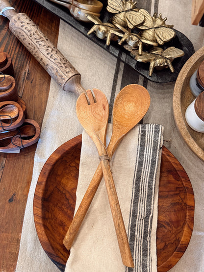 Wood Serving Bowl