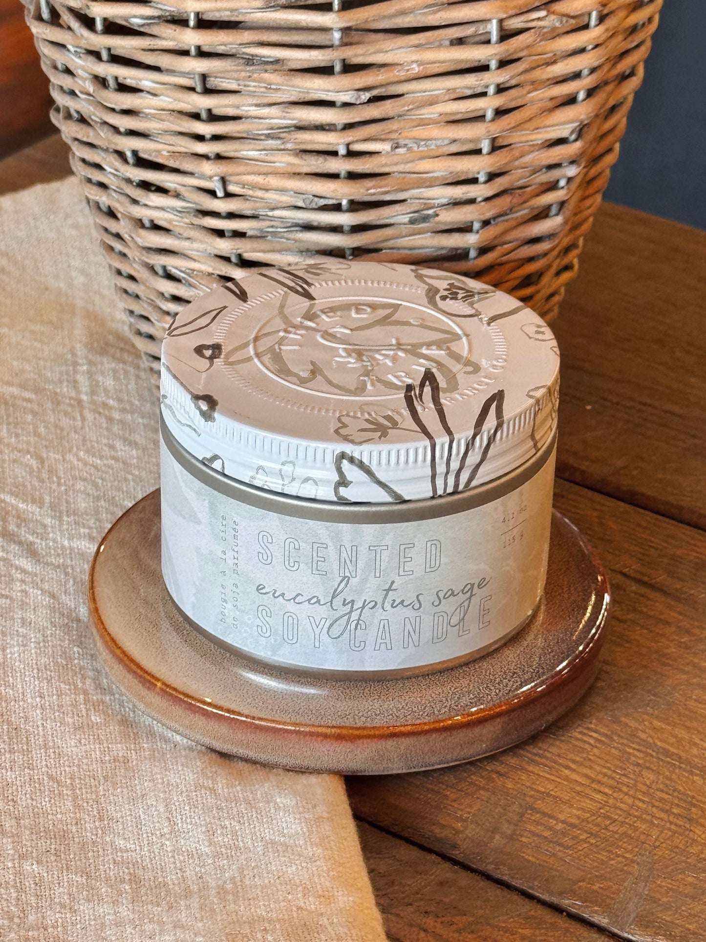 Candle 4oz Tin